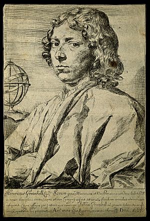 Henry Greenhill. Etching by J. Greenhill, 1667, after himsel Wellcome V0002391.jpg
