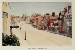High Street Marlborough Wiltshire 1900's