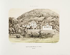 Hospital Maritimo de Sta. Isabel Jurujuba, da Coleção Brasiliana Iconográfica