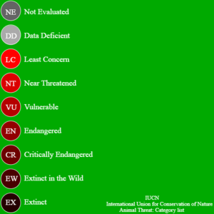 IUCN Animal Threat Category List