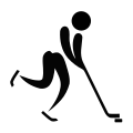 Ice hockey pictogram