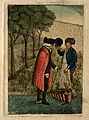 John Hope. Coloured etching by J. Kay, 1786. Wellcome V0002873