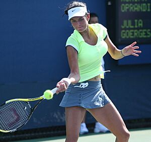 Julia Goerges at U.S. Open, August 31, 2010 (cropped)