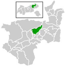 Location within Kufstein district