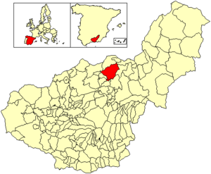 Location of Pedro Martínez