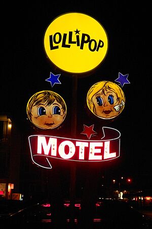 Lollipop neon from South night