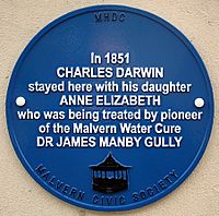 Malvern Darwin plaque