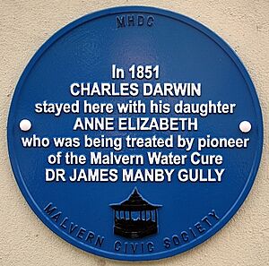 Malvern Darwin plaque