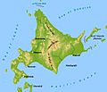Map of Hokkaido