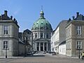 Marmorkirken Copenhagen seen from Amalienborg (cropped)