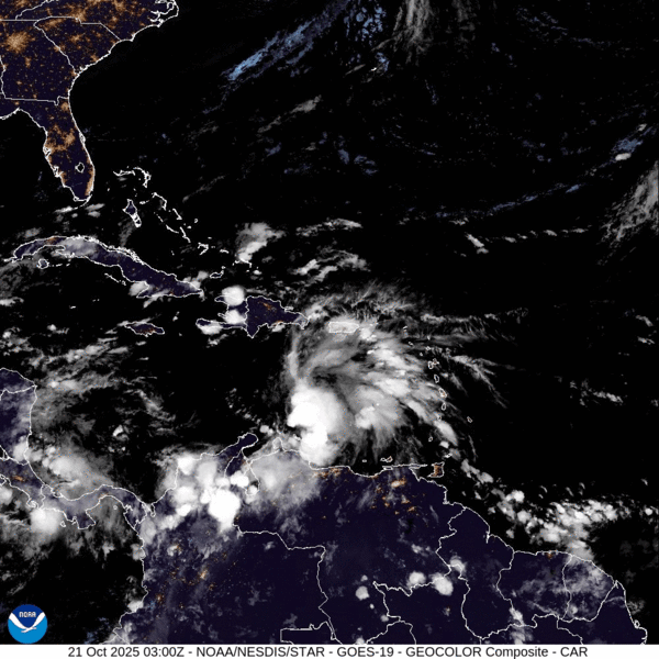Melissa satellite animation