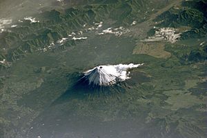 Mt Fuji NASA ISS002-E-6971 large