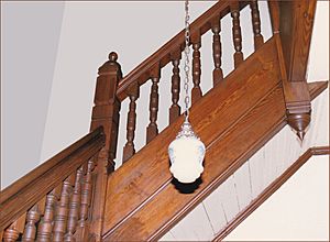 Pendant at R.C. Lambie Southgate-Lewis House Stairway Balustrade