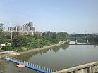Pihe River Waterway from train for Shanghai-Hongqiao Station.jpg