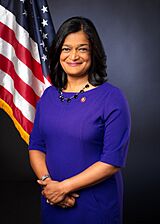 Pramila Jayapal, official portrait, 116th Congress