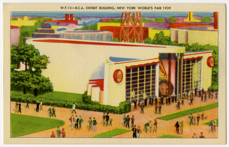 RCA Exhibit Building 1939 World's Fair Postcard 2007.016 front