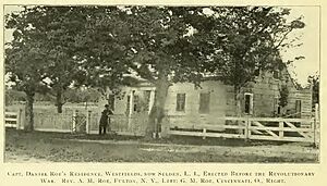 Roe house-from Diary of Captain Roe published in 1904
