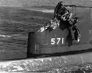 SSN571 damage