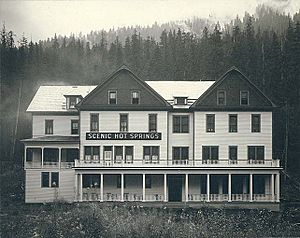 Scenic Hot Springs Hotel, Scenic, Washington, ca 1900 (HESTER 0)