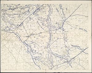 Second Battle of Passchendaele - German Trench Map