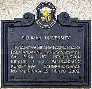 Silliman University 2022 NHCP historical marker