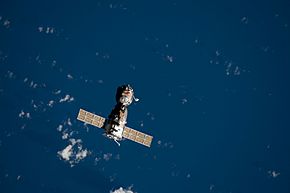 Soyuz TMA18 departs ISS