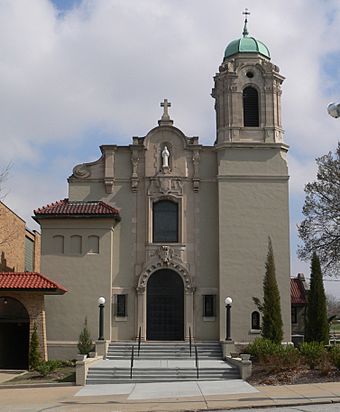 St. Frances Cabrini Church Omaha from W 1.JPG