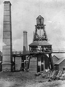 StateLibQld 1 110012 Pithead at the Brilliant Deep Mine, Charters Towers, ca. 1891
