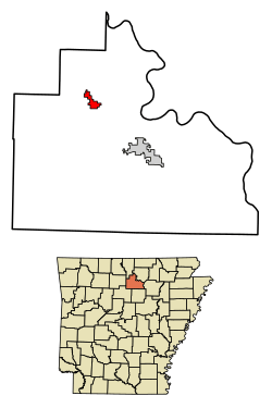 Location of Fifty-Six in Stone County, Arkansas.
