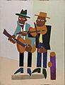 Street Musicians, by William H. Johnson