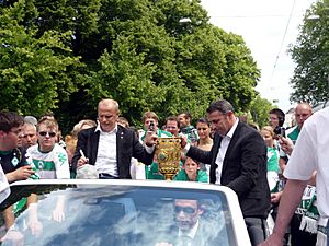 Thomas Schaaf & Klaus Allofs DFB-Pokal