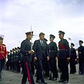 US President JF Kennedy inspects Bermuda Rifles 1961