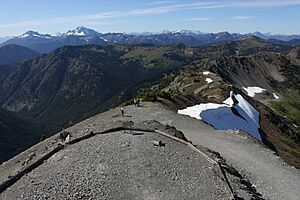 View from Slate Peak lookout tower looking west
