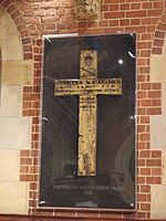 Villers-Bretonneux Cross at Soldier's Chapel, St George's Cathedral, Perth, August 2021 01