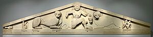 West Pediment from the Temple of Artemis in Corfu