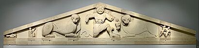 West Pediment from the Temple of Artemis in Corfu