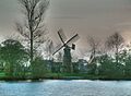 Wheldrake Lake and windmill - geograph.org.uk - 2361414