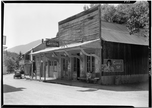 Store buildings in Sawyers Bar, 1937
