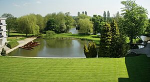 Wolfson College Oxford harbour