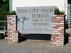 Yuba City High School class of 1988 sign 2009