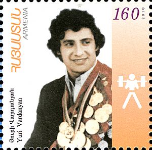 Yurik Vardanyan 2010 Armenian stamp