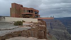 The Grand Canyon Skywalk, a popular attraction in Grand Canyon West