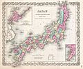 1855 Colton Map of Japan - Geographicus - Japan-colton-1855