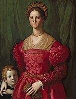 Agnolo Bronzino - A Young Woman and Her Little Boy - Google Art Project