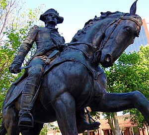 Anthony Wayne George Ganiere Statue
