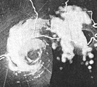 Audrey before landfall