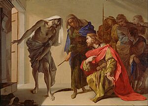 Bernardo Cavallino (Italian - The Shade of Samuel Invoked by Saul - Google Art Project