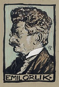 Bernhard Pankok - Bildnis Emil Orlik