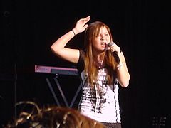 Bianca Ryan performing during the Nextfest Tour, 2007
