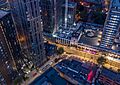Broad Street Aerial at Night